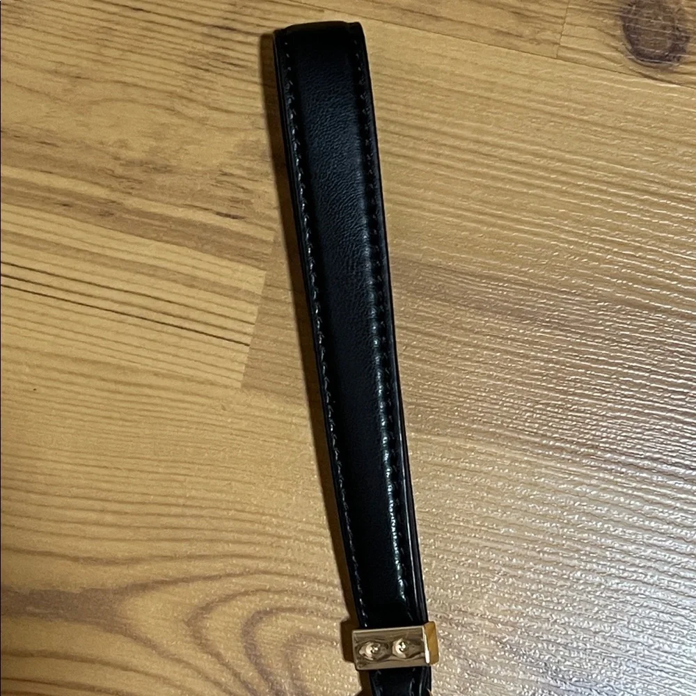 Ted Baker Raffia Black Zippered Bag Clutch